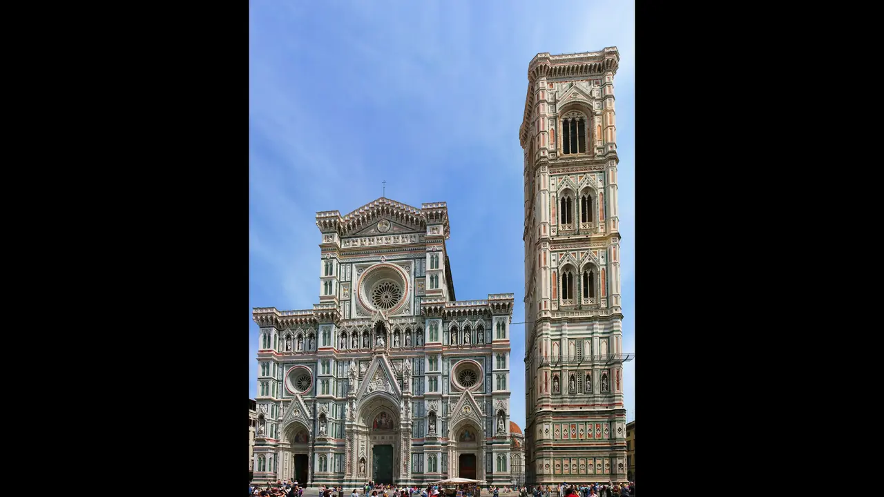 Florence Cathedral façade, visual cue for visitors comparing pass prices